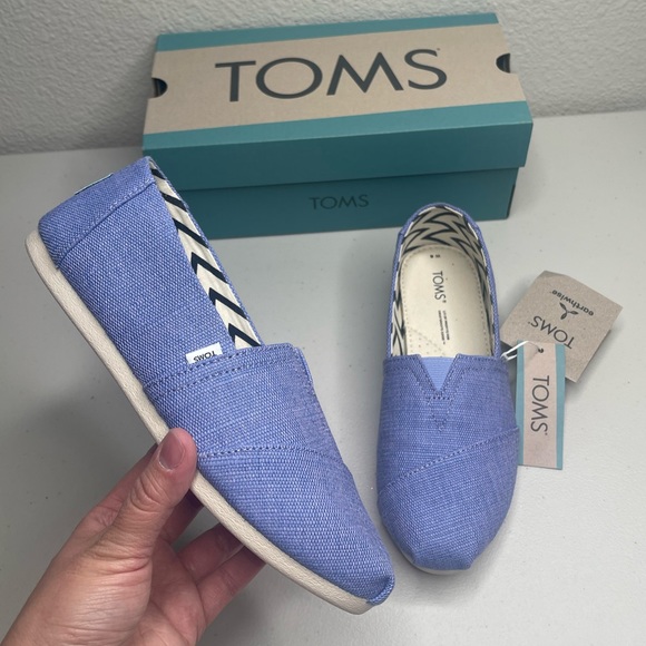 Toms Shoes - NEW Toms Bright Iris Heritage Canvas Slip-On Size 8
